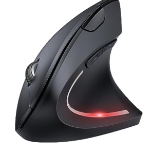 Wireless Vertical Gaming Mouse Optical LED Backlit 2.4Ghz USB Ergonomic Desktop Office PC Laptop
