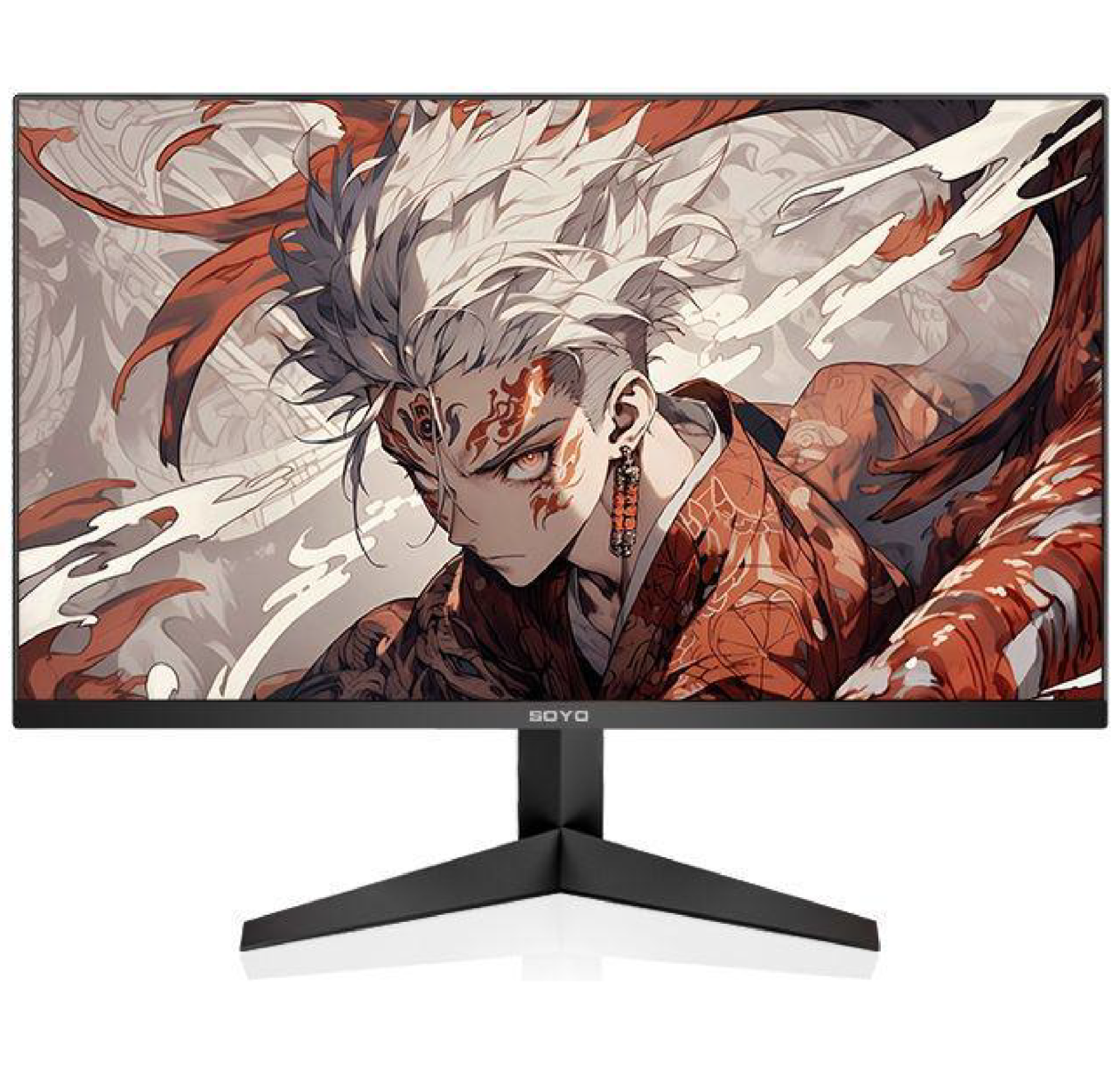 23.8‑Inch FHD 1920×1080 120Hz IPS Panel Quick‑Release Flat Black Frameless Monitor