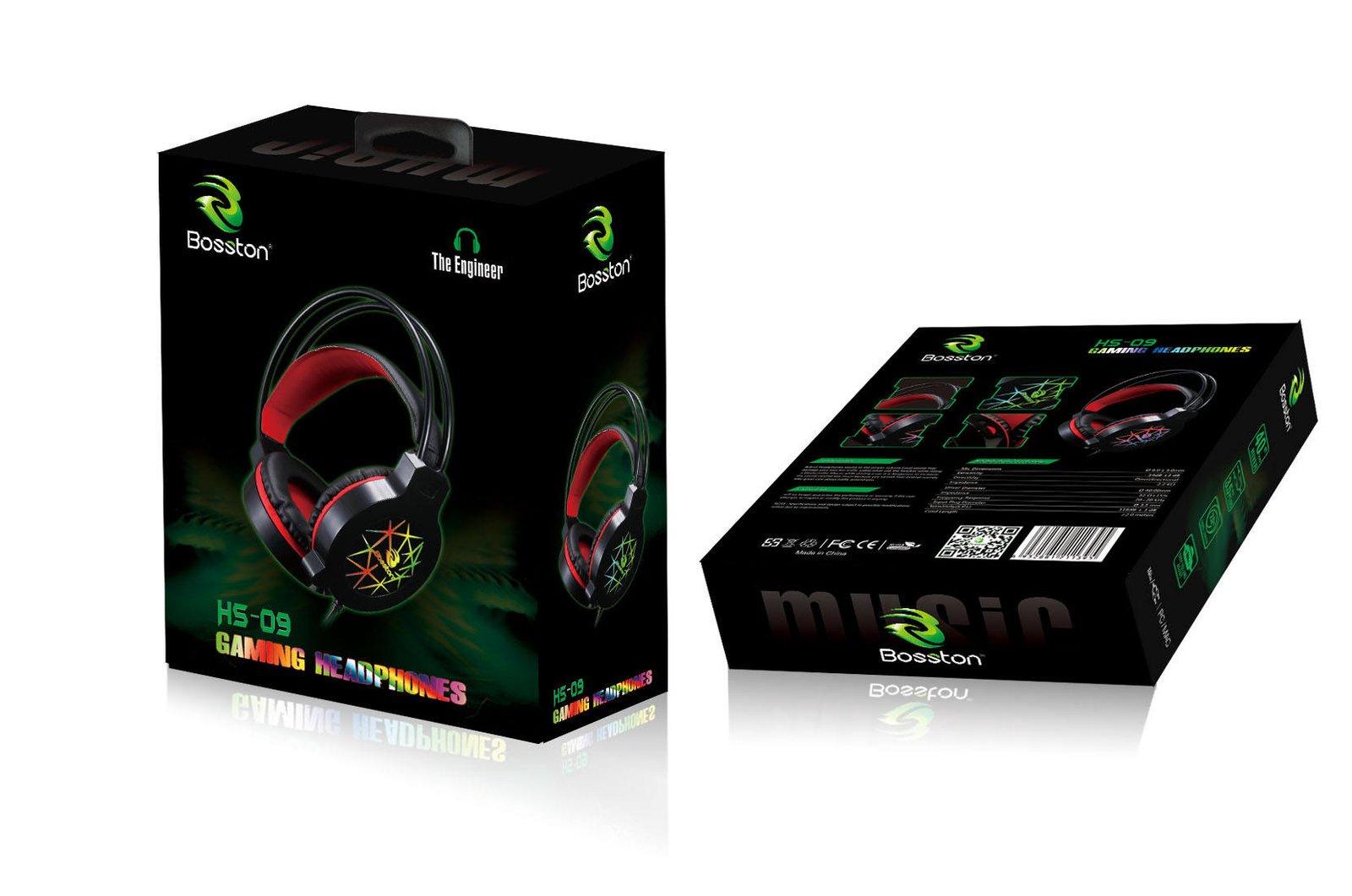 BOSSTON 3.5mm Wired Gaming Headphones Over Ear Game Headset Noise Canceling Earphone + Microphone - Image 6