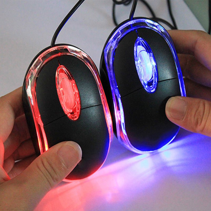 BOSSTON 2026 Compact Model Wired USB Office Mouse with Illuminated Lighting - Image 3