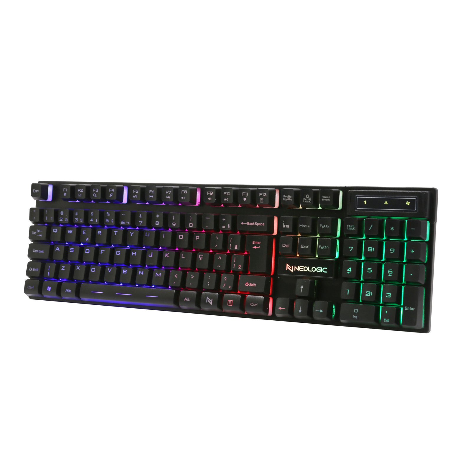 BOSSTON 2025 Wired Membrane Gaming Keyboard with Glimmering Rainbow Light for Games Office Home Use - Image 3