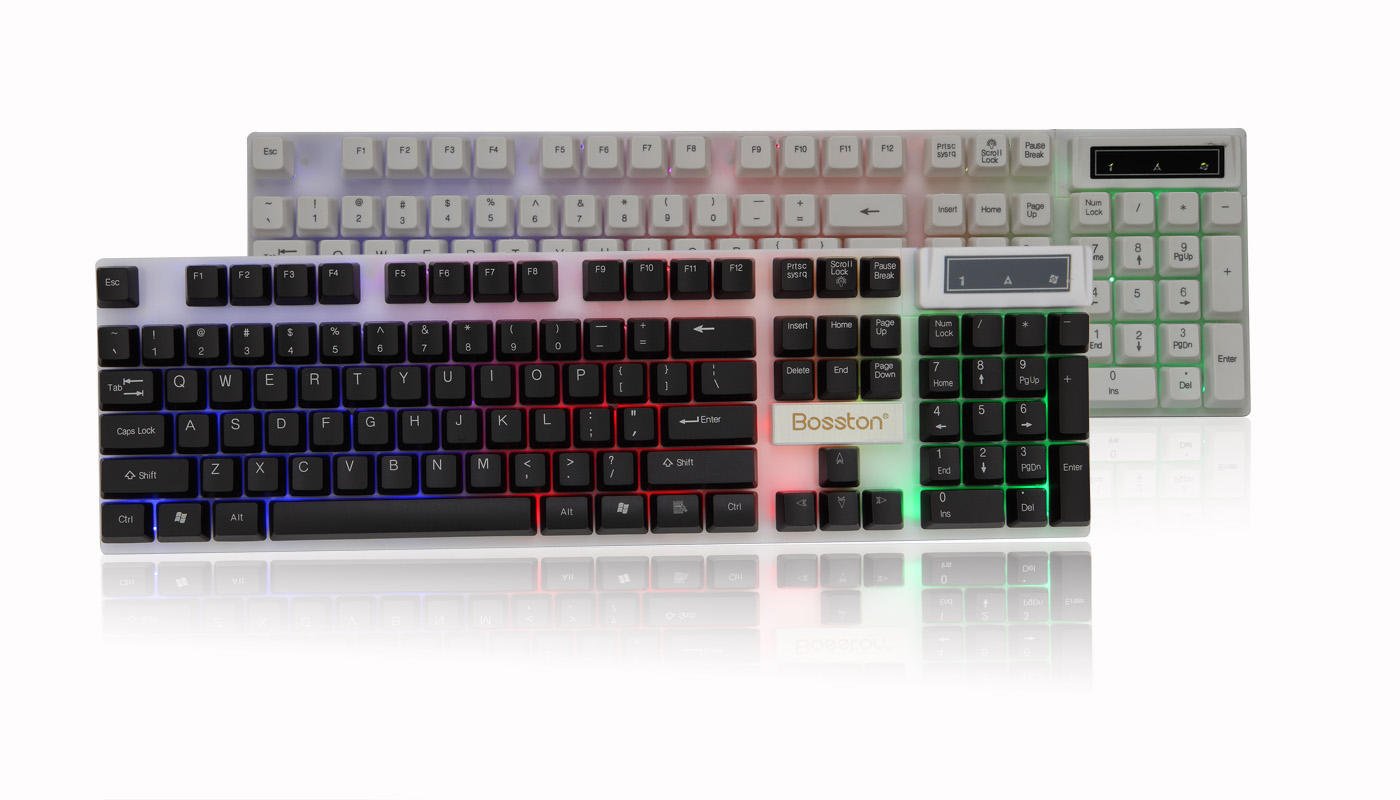 Factory Wholesale Price New K310 LED Backlit USB Wired Gaming Keyboard 104 Keys Floating Keycaps - Image 3