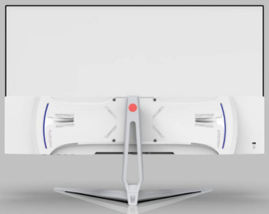 27‑Inch 2K 2560×1440 180Hz IPS Panel Axe‑Style Flat White Frameless Gaming Monitor - Image 2
